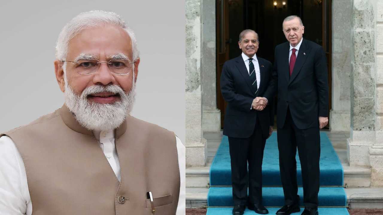 Modi, Shahbaz Sharif, Tayyip Erdoğan